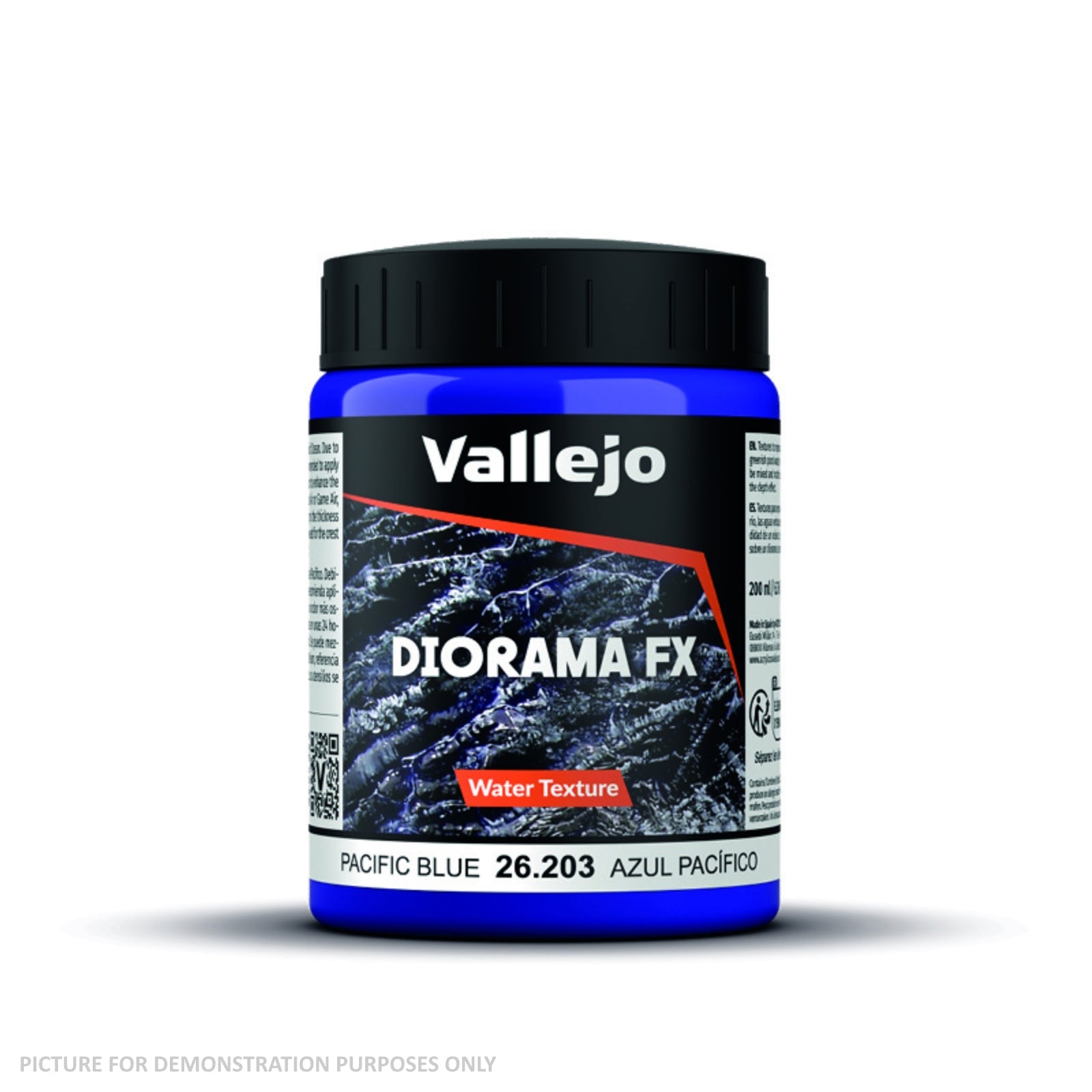 Vallejo Diorama Effects - 26.203 Water Texture Acrylic Pacific Blue 200ml